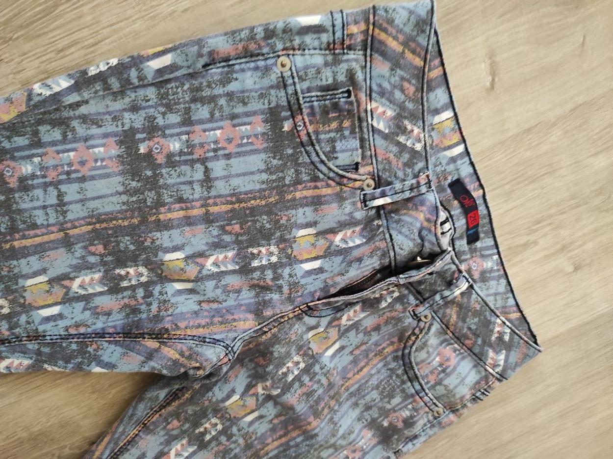 KOTON OLE Desenli Renkli Skinny Pantolon