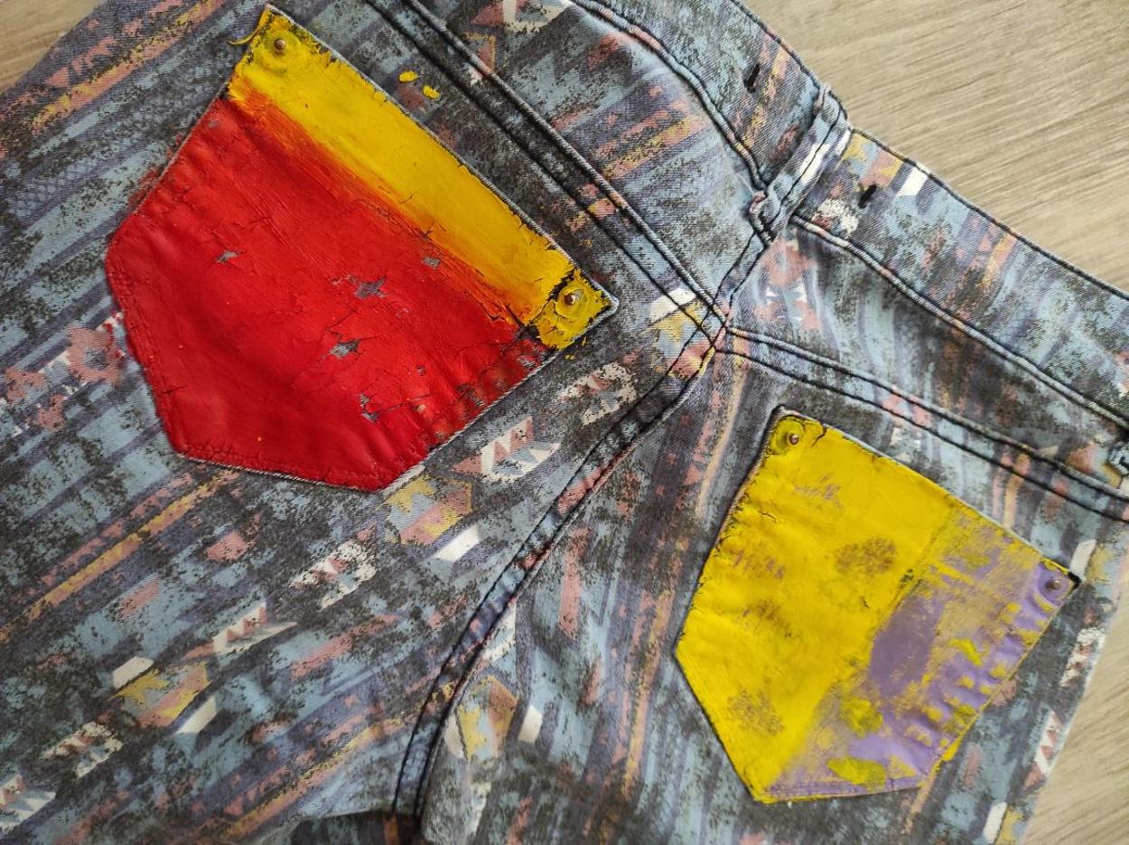 KOTON OLE Desenli Renkli Skinny Pantolon