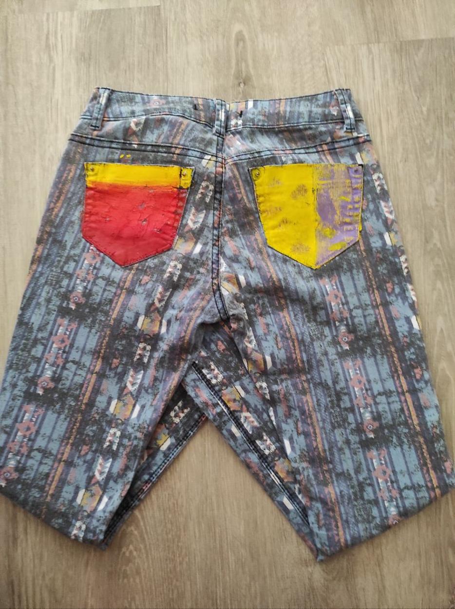 KOTON OLE Desenli Renkli Skinny Pantolon