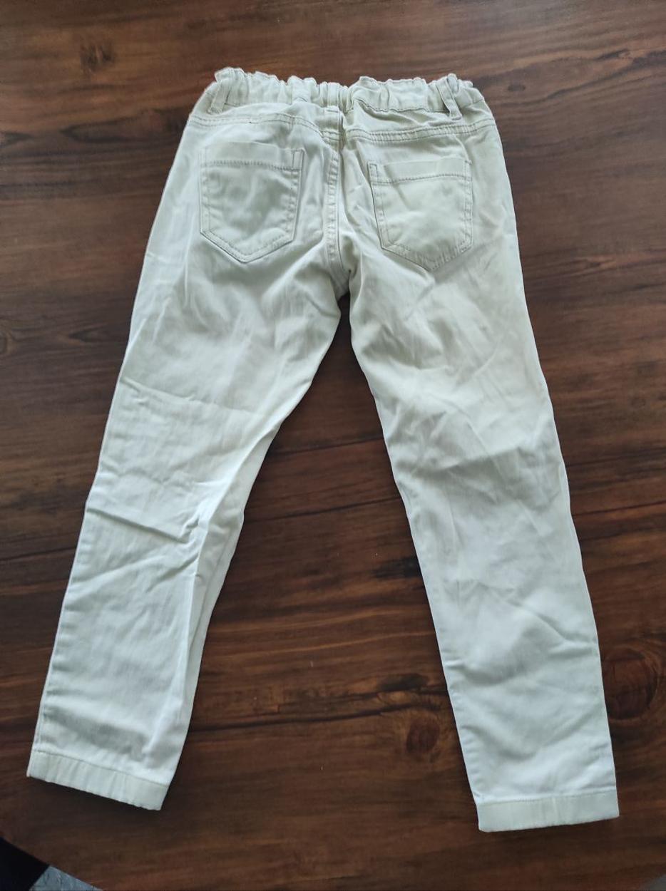 ZARA Krem Skinny 6 Yaş Çocuk Pantolon