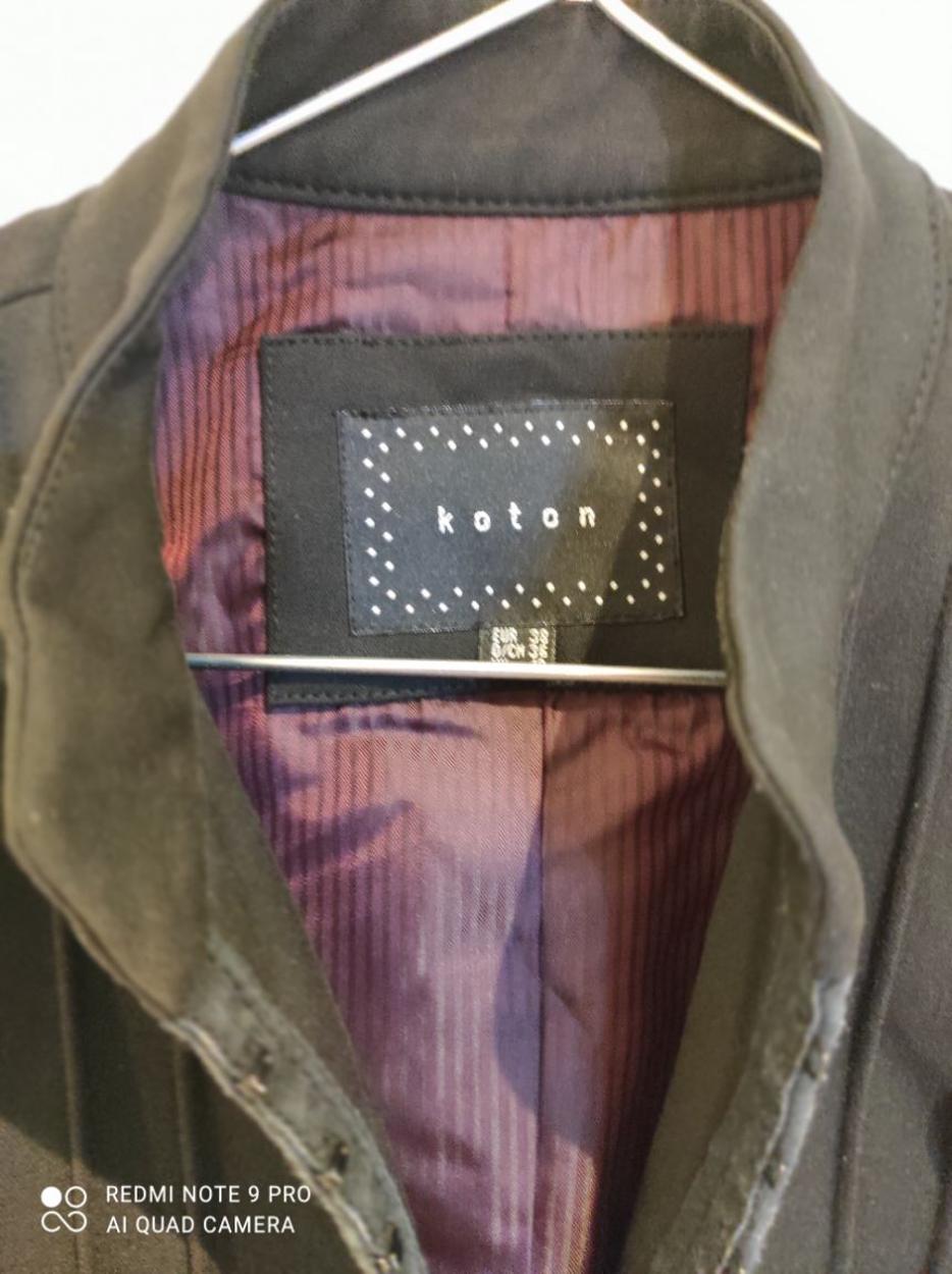 KOTON Rölyefli Fırfırlı Fakir Kol Blazer Ceket