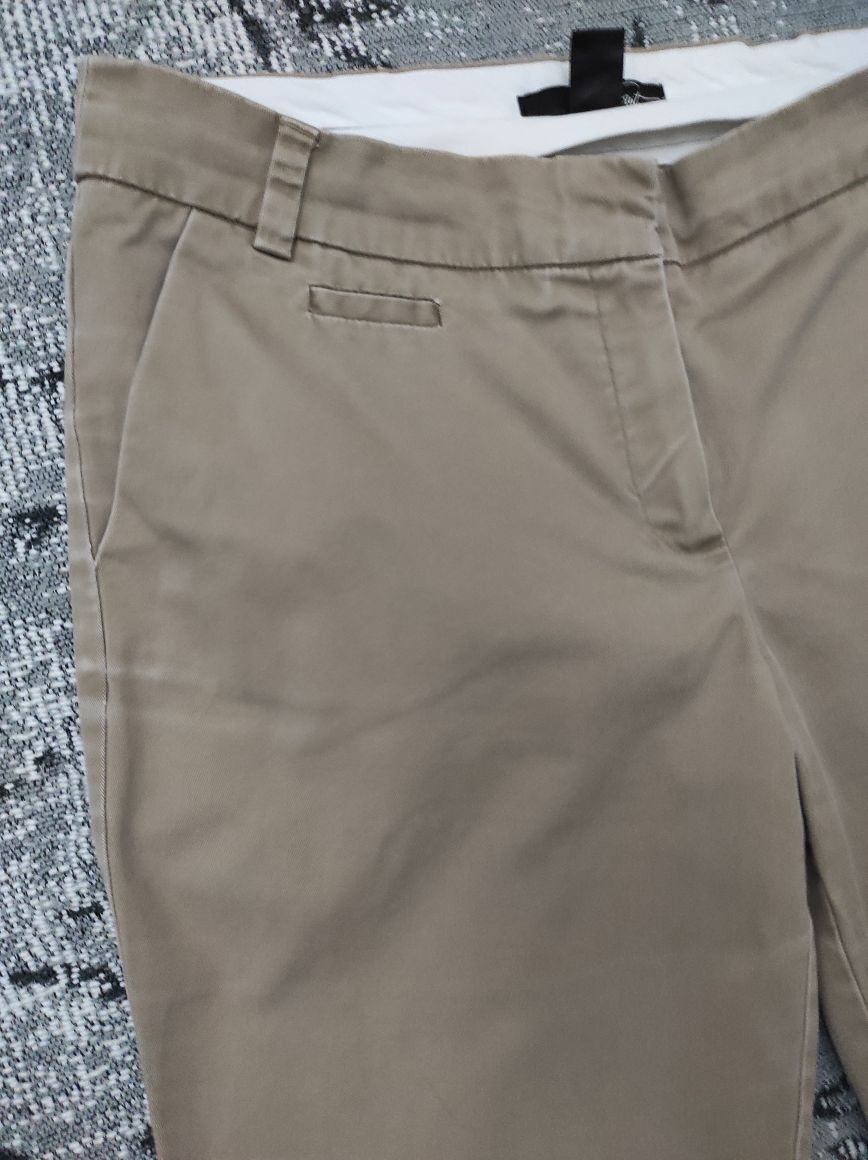MANGO Ofis Stil Camel Kadın Pantolon