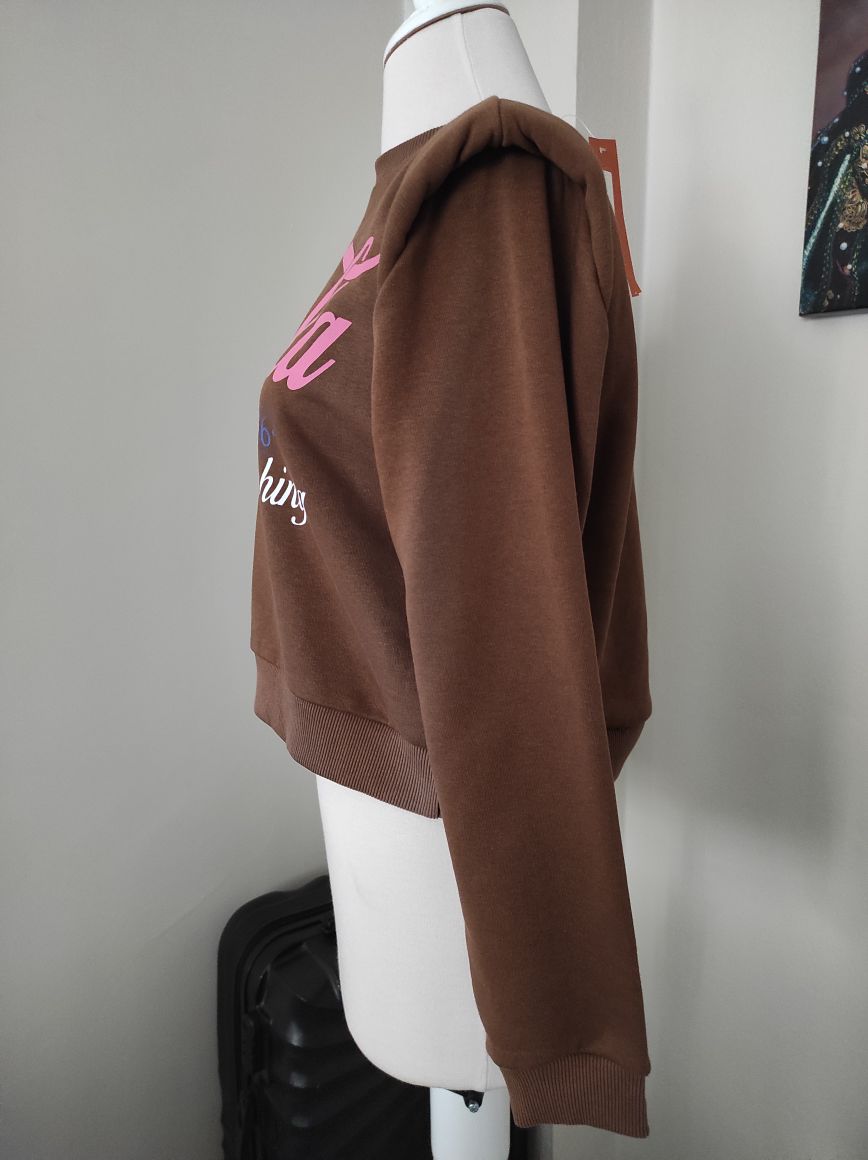 Coca Cola Oversize Croptop Kadın Sweat
