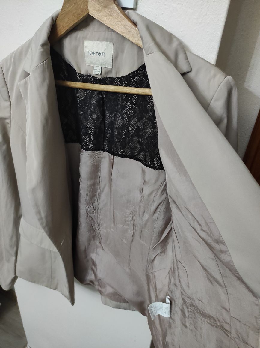 KOTON Paraşüt Kumaş Kadın Blazer Ceket