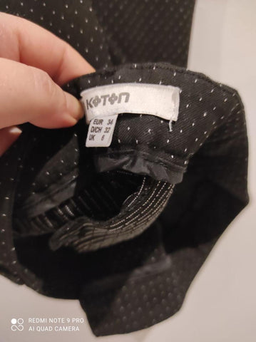 KOTON Puantiyeli Sigaret Kadın Pantolon