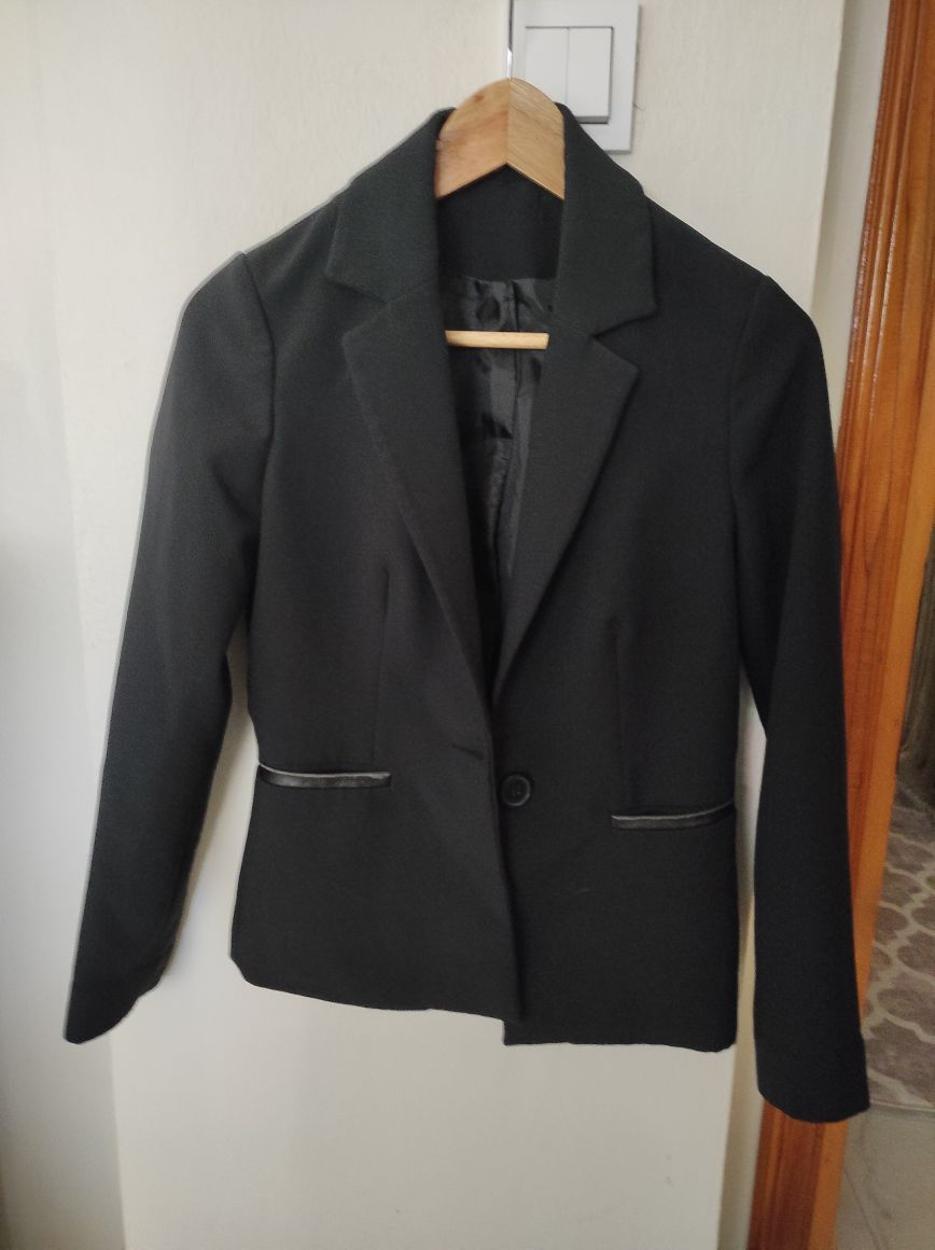 KOTON Siyah Kumaş Kadın Ceket Blazer