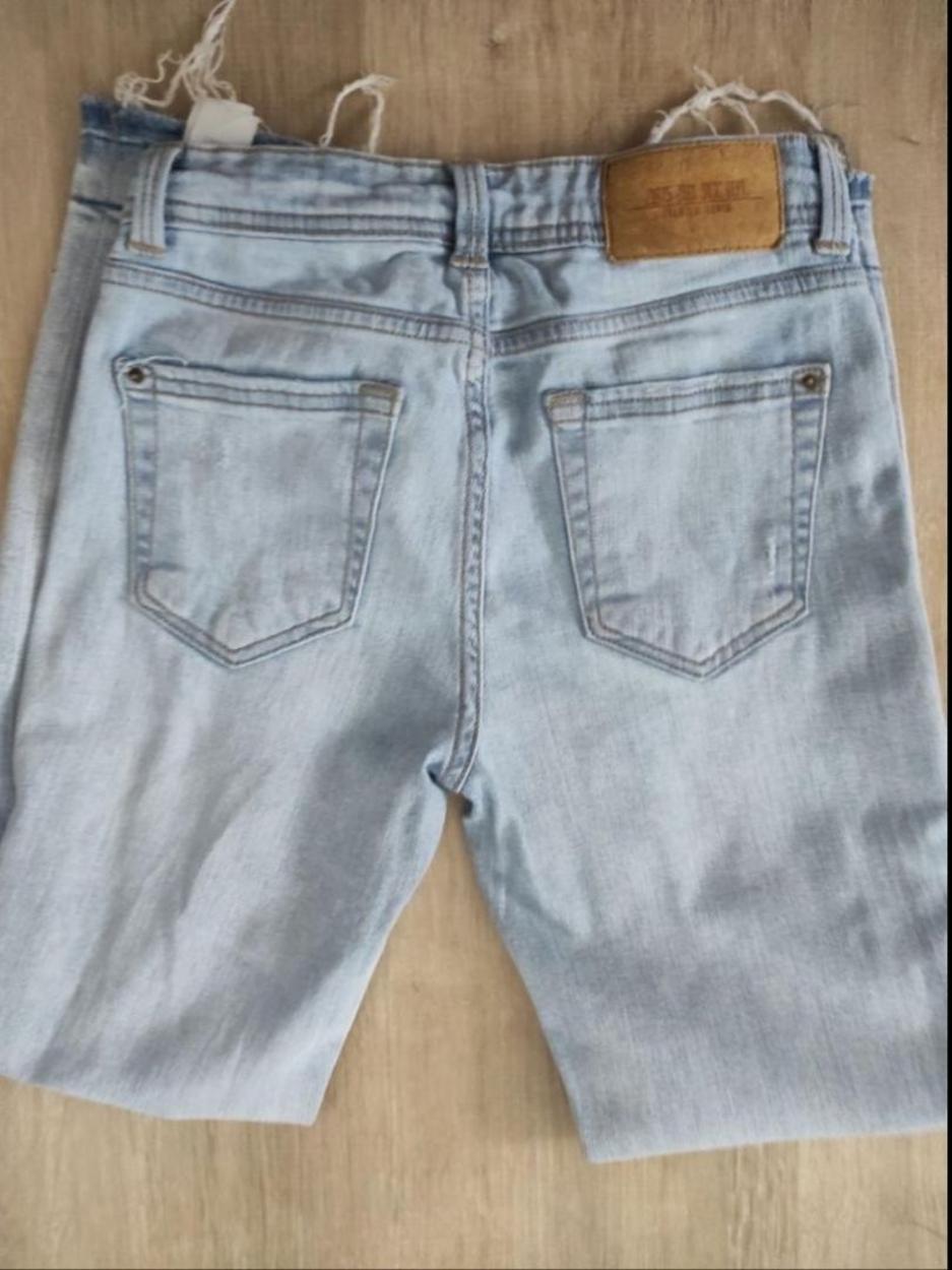ZARA Yırtıklı Kadın Jean Denim Pantolon